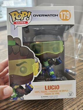 Funko Pop! Games Overwatch Lucio #179 Vinyl Figure - Green Visor